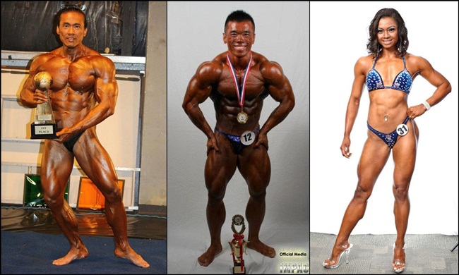 Malaysian And Singaporean Bodybuilders